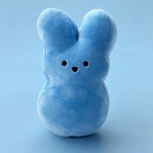 5.9-inch Blue Easter Plush "Peep Marshmallow Lookalike"